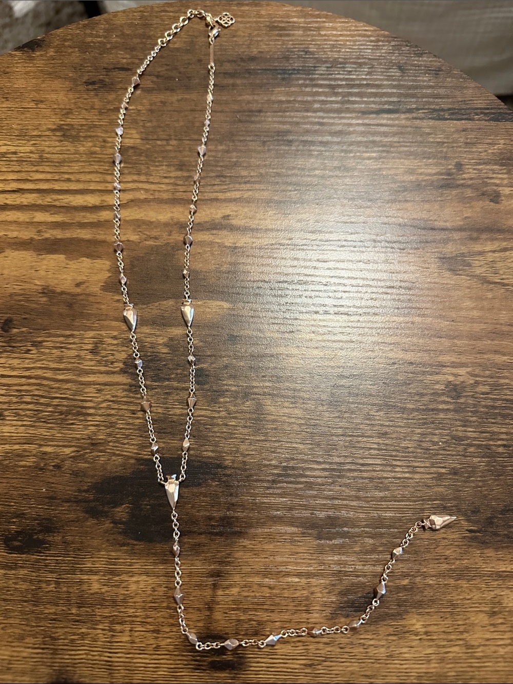 Kendra Scott Rose Gold Lariat Women's Necklace